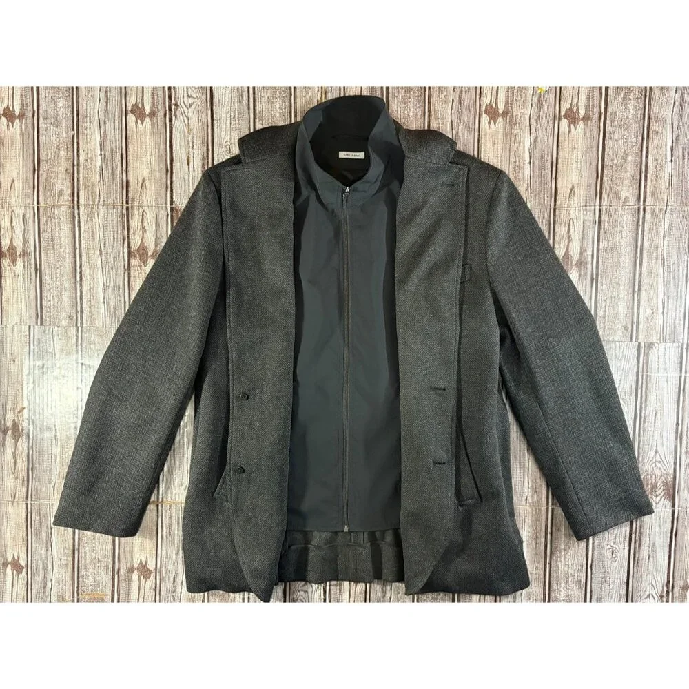Norwegian Wool Herringbone Performance Blazer sz S NWOT color Grey mspr $945